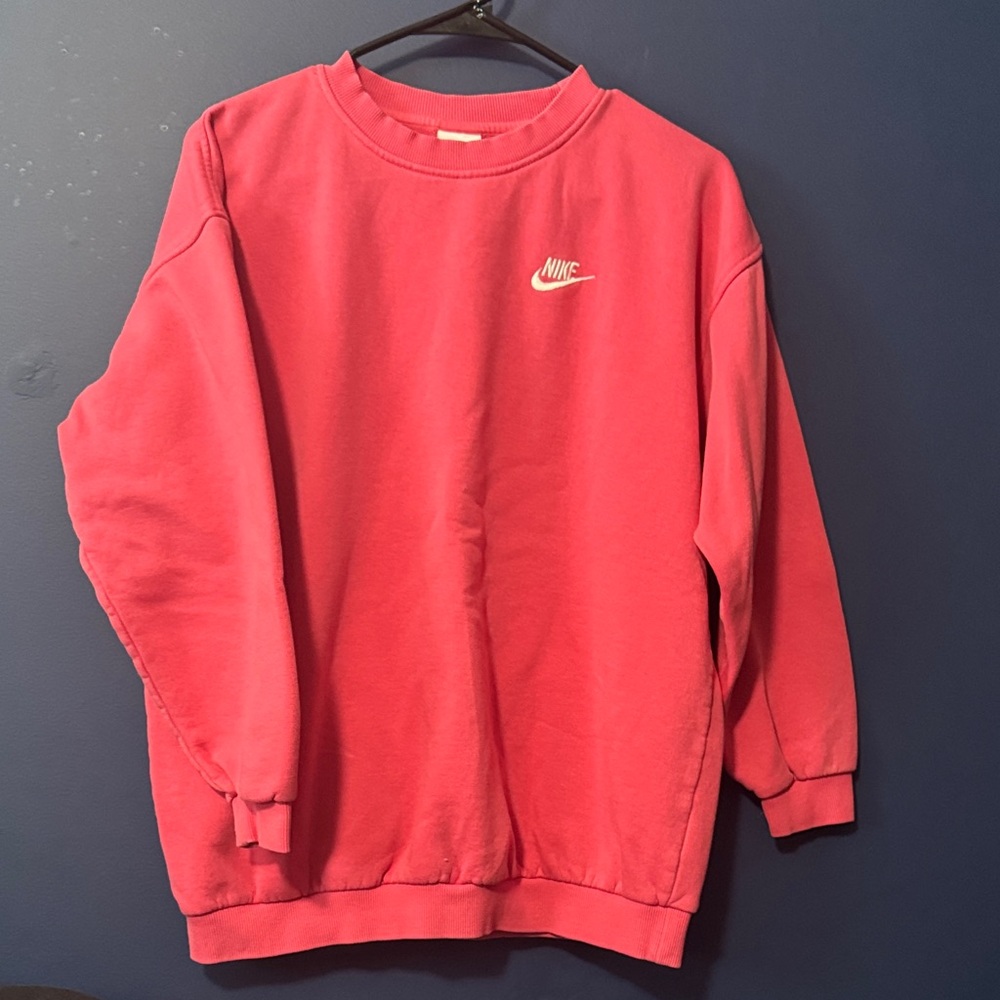 Nike Girls Sweatshirt XL Vibrant Pink Crewneck Sweater
